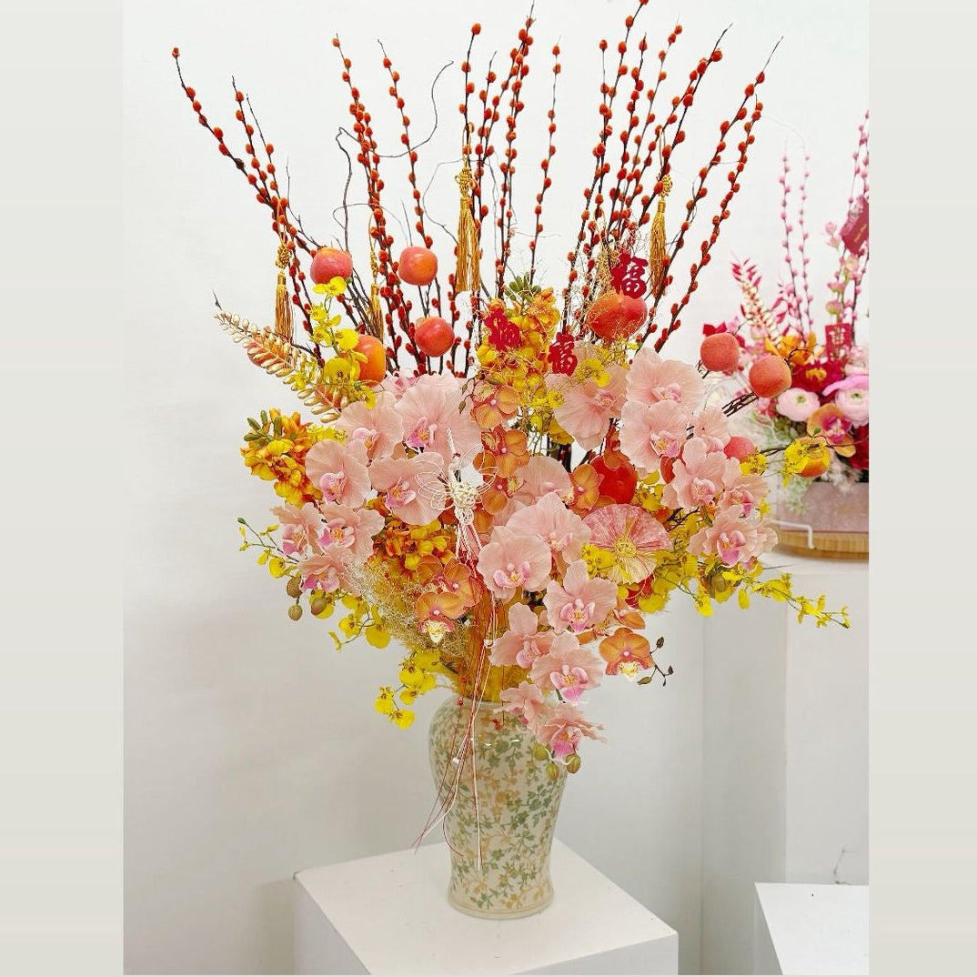 Auspicious Orchids Blessings