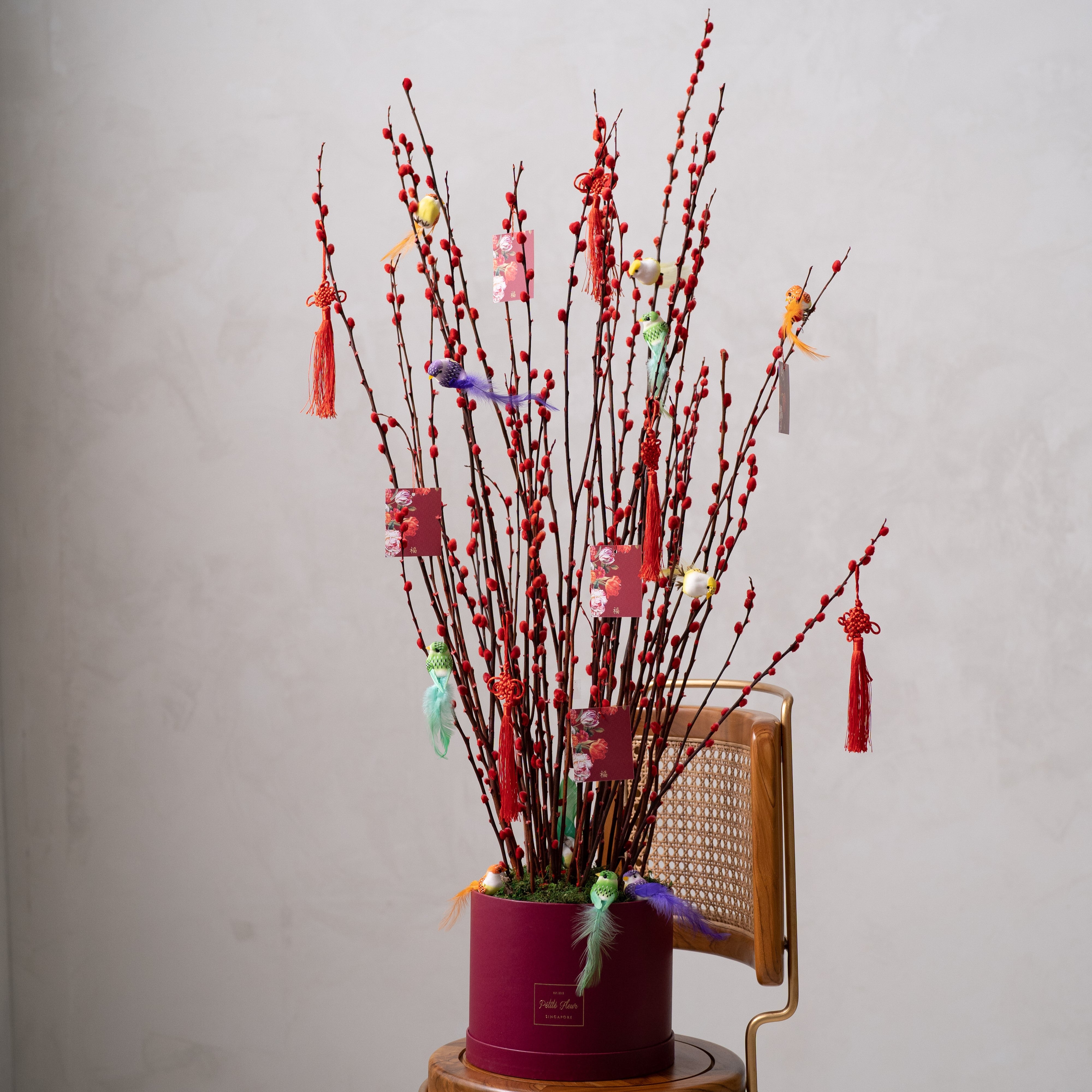 Pussy Willow Flower Box