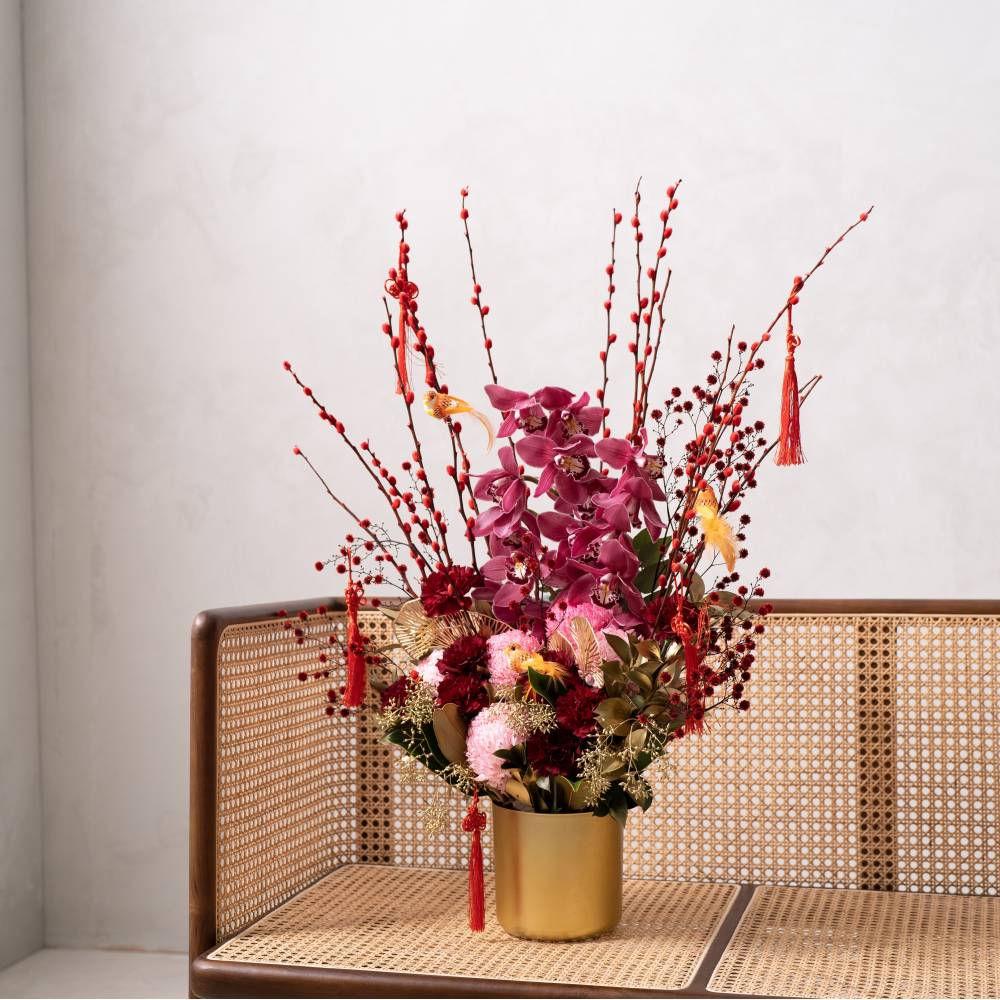 Endless Blessings Cymbidium CNY Arrangement