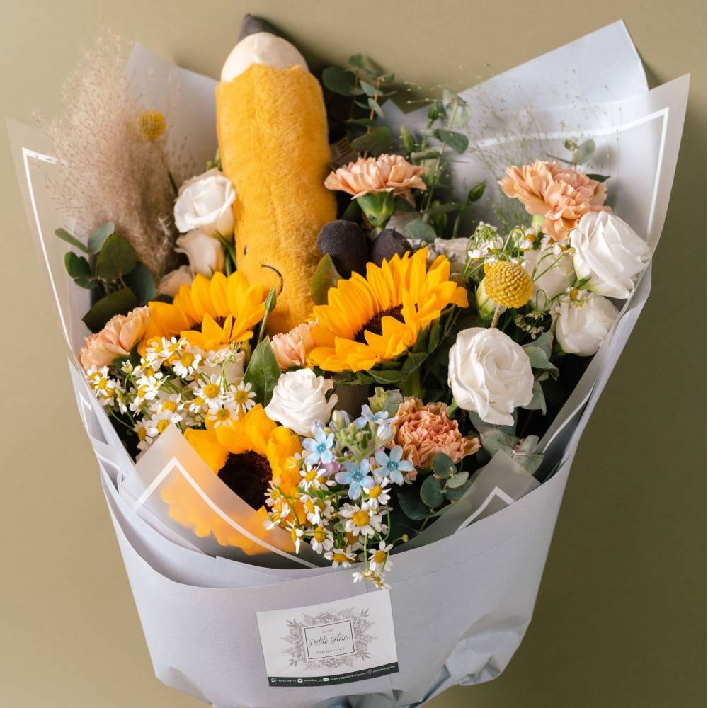 Sunflower Graduation Bouquet