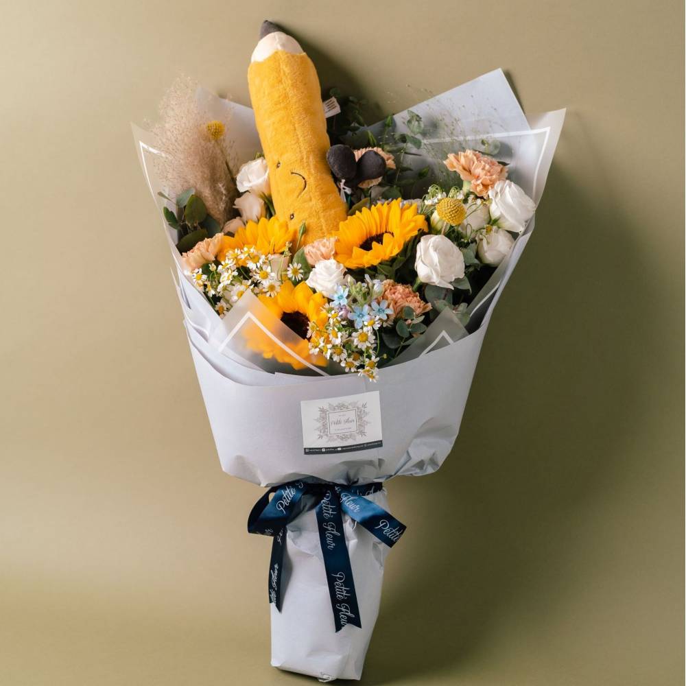 Sunflower Graduation Bouquet