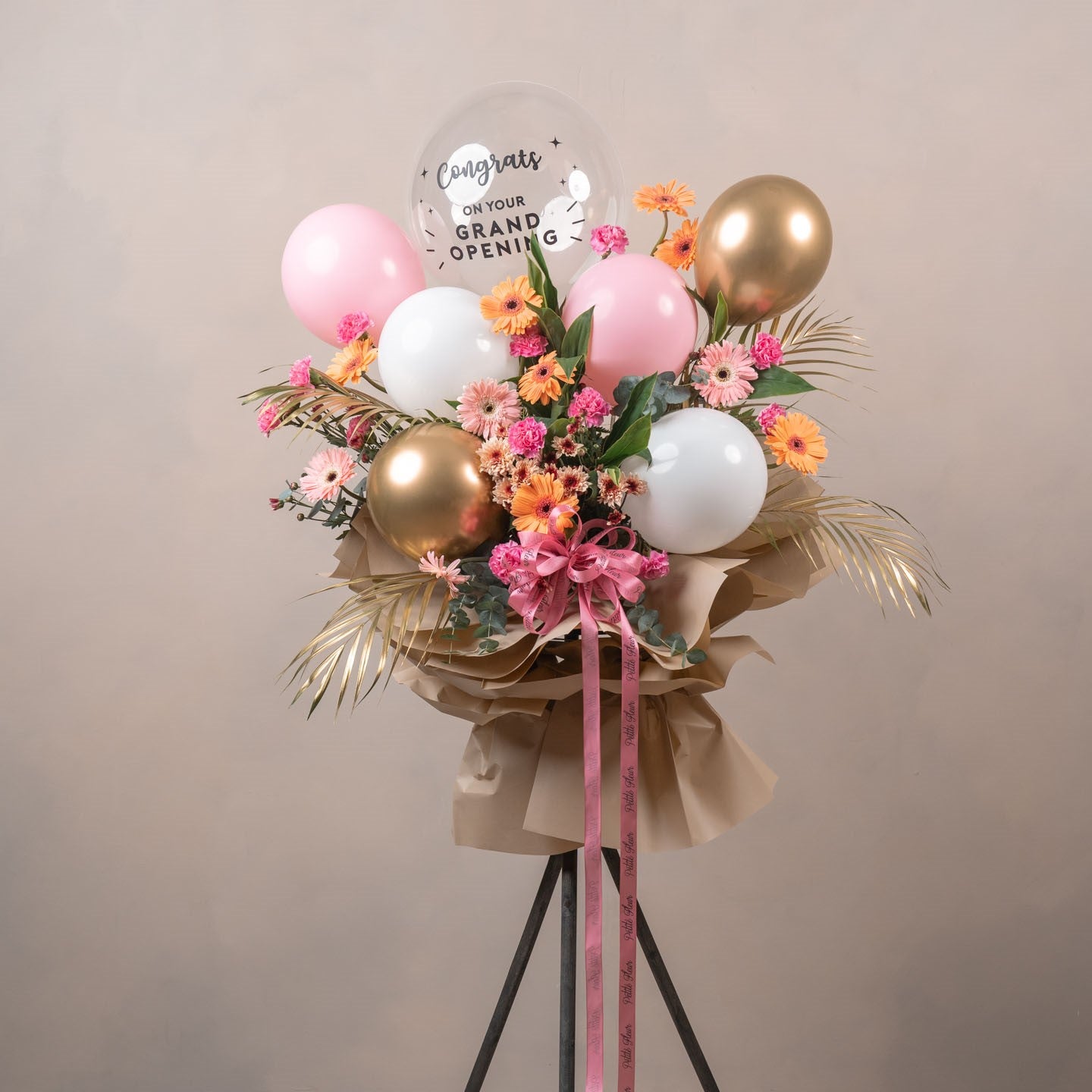 Whimsical Floral Stand