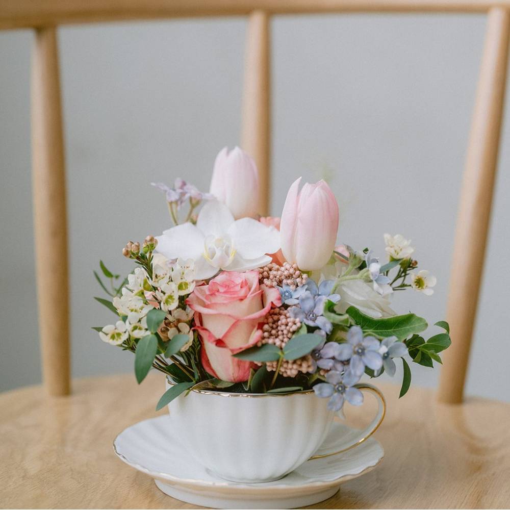 Fancy Floral Teacup