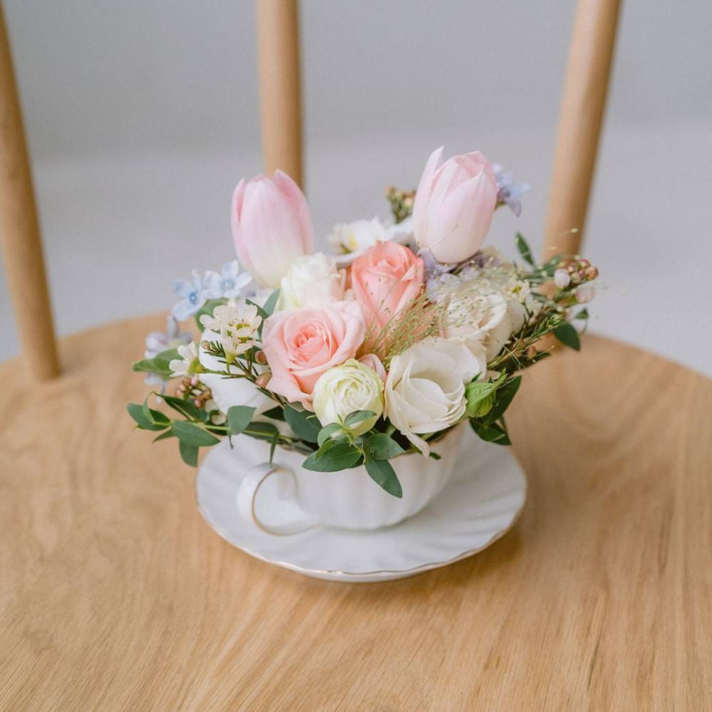 Fancy Floral Teacup