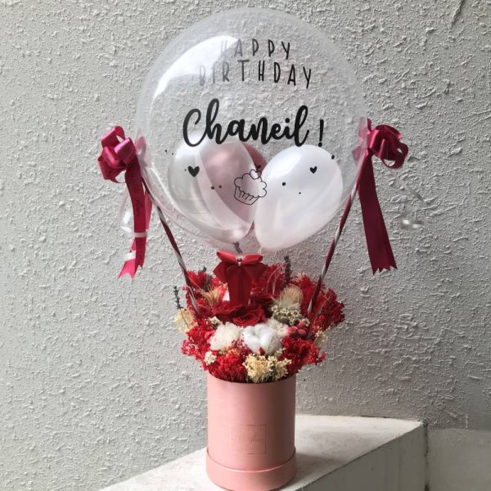 Hot Air Balloon - Everlasting Flowers