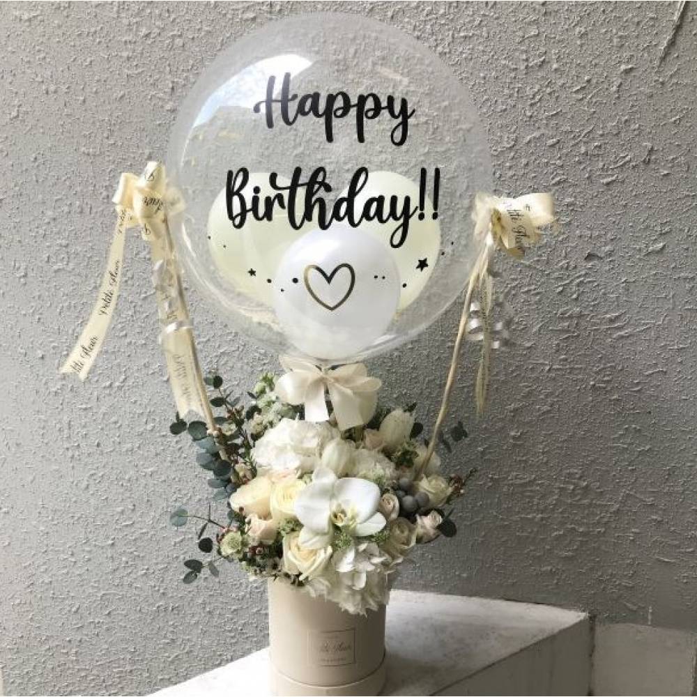 Hot Air Balloon - Fresh Flowers