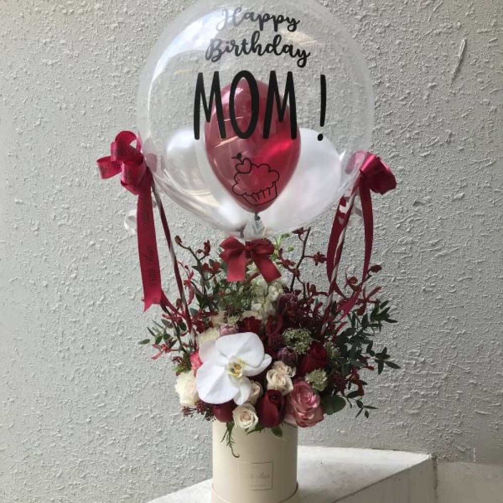 Hot Air Balloon - Fresh Flowers