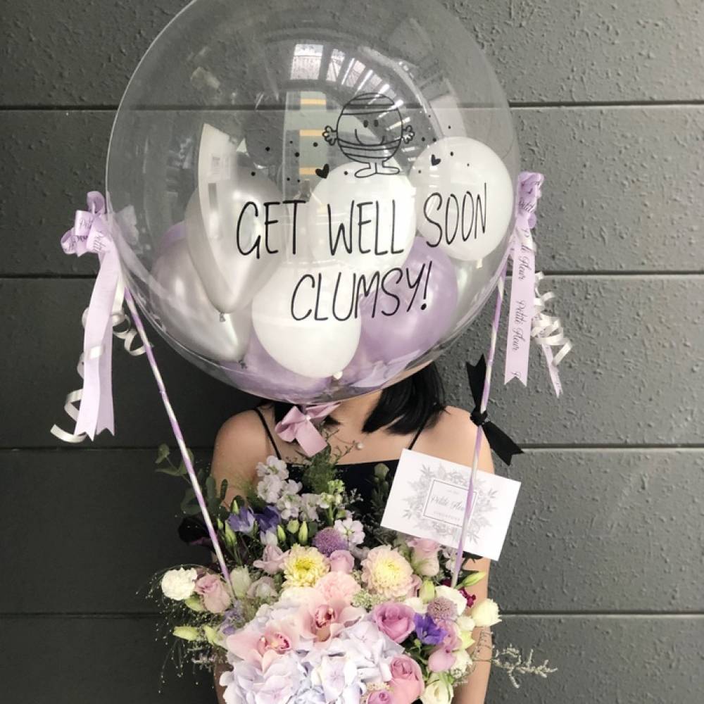 Hot Air Balloon - Fresh Flowers