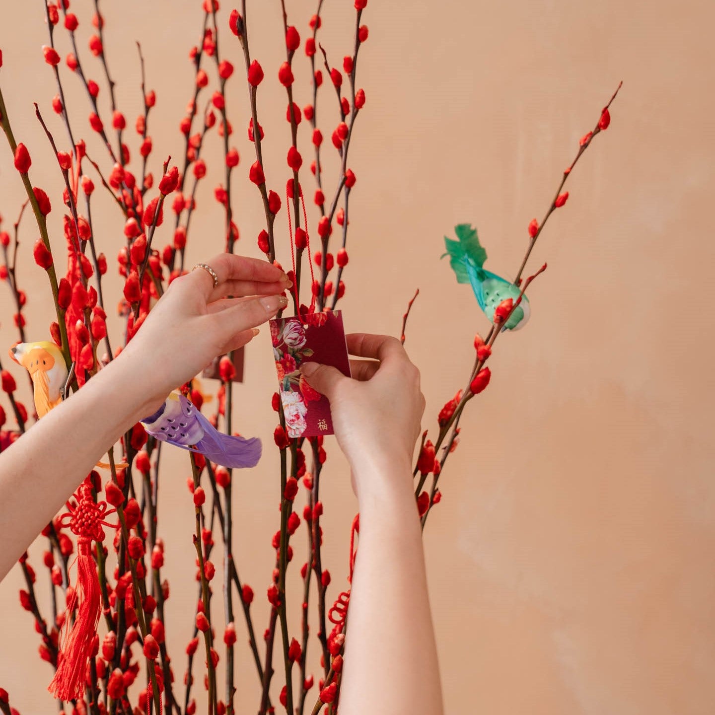 Pussy Willow Flower Box