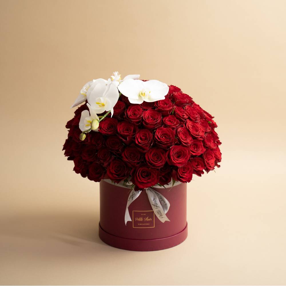 You Make My Heart Flutter Rose Box