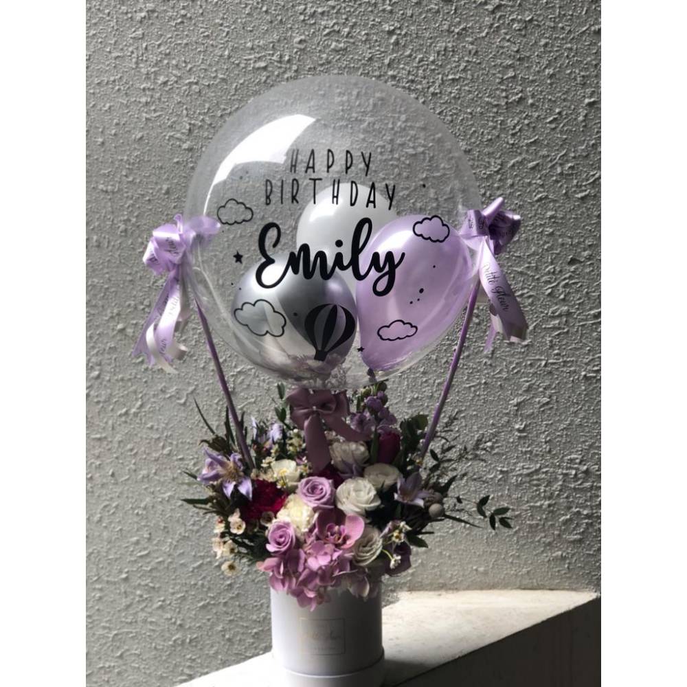 Hot Air Balloon - Fresh Flowers