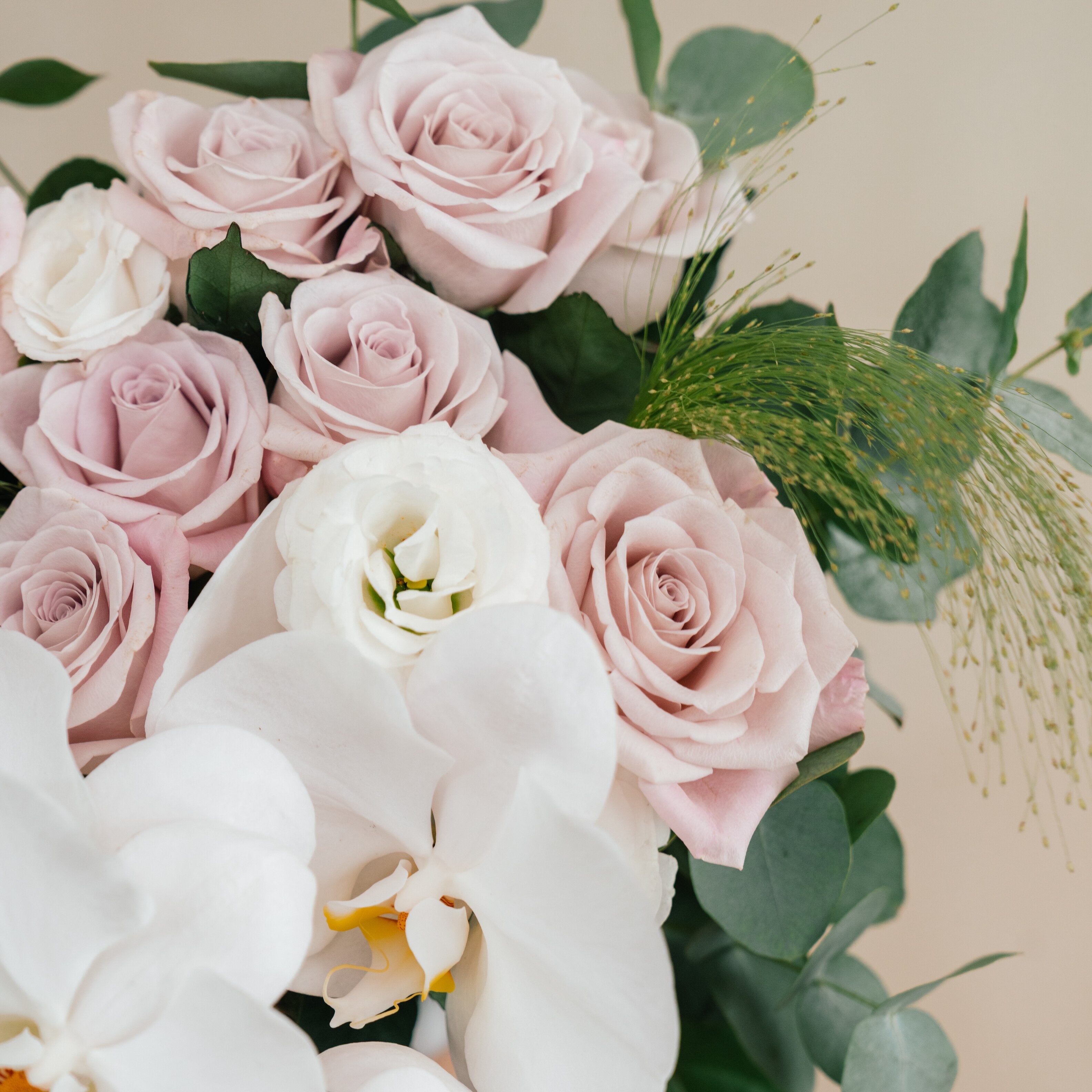 Orchid Veil Bridal Bouquet