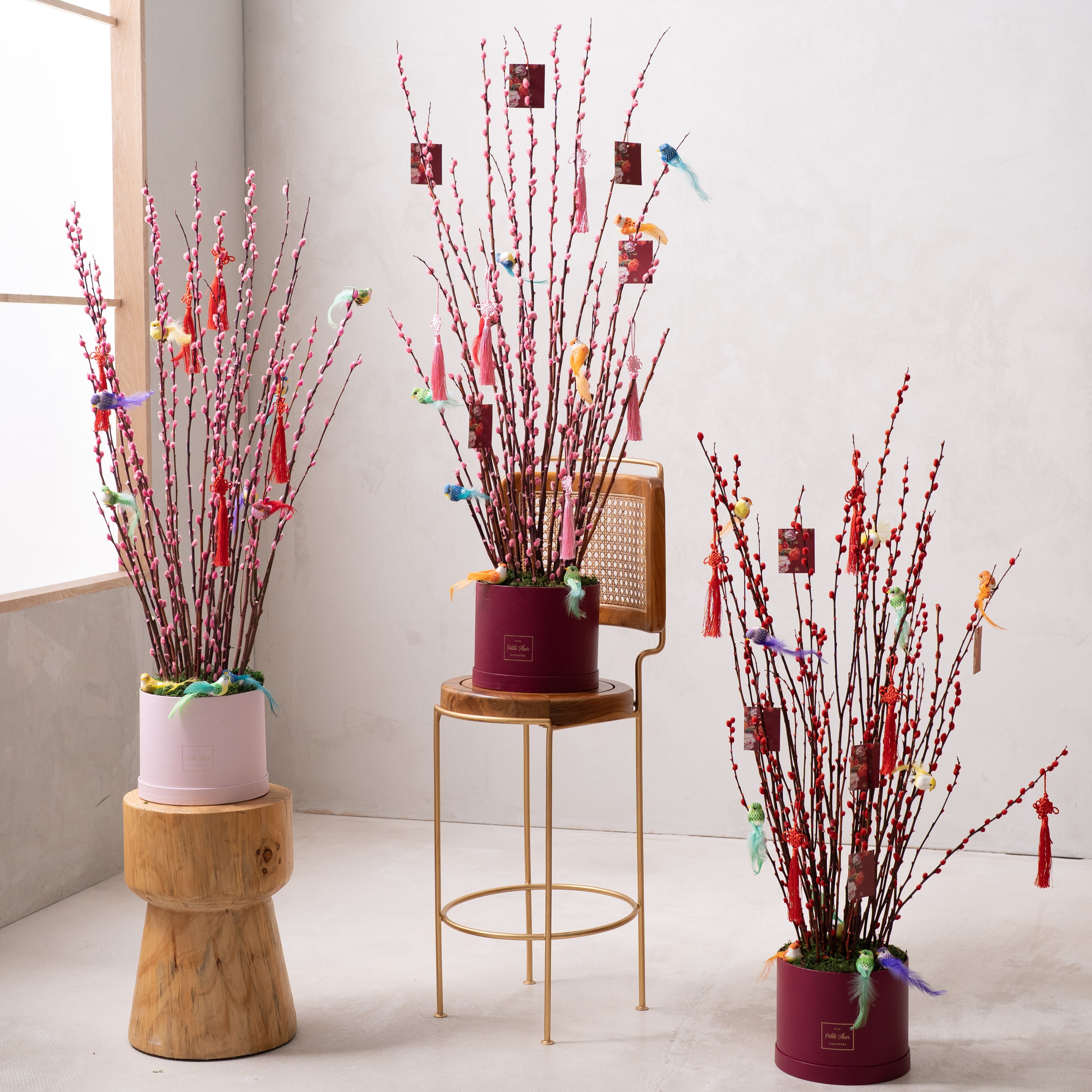 Pussy Willow Flower Box