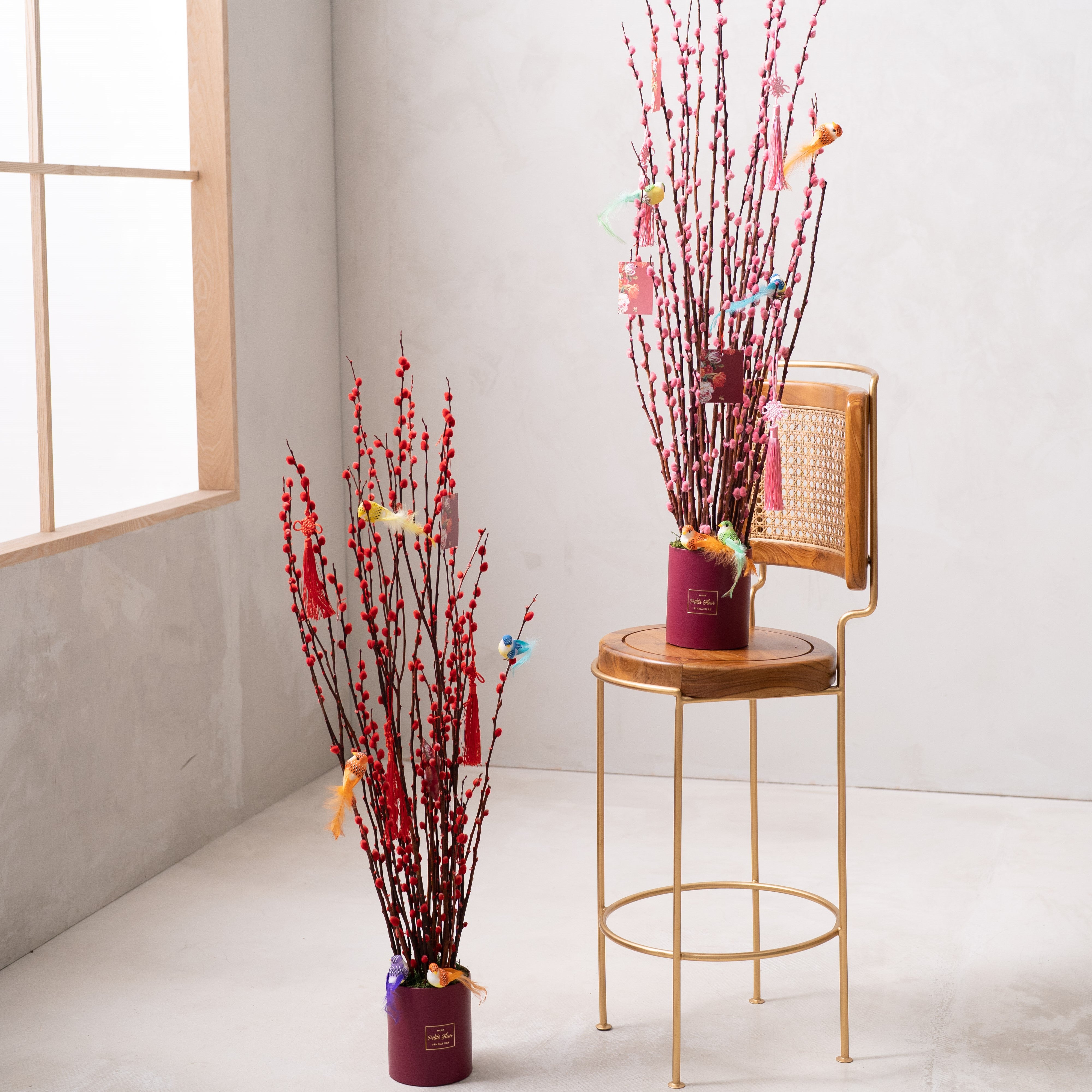 Pussy Willow Flower Box