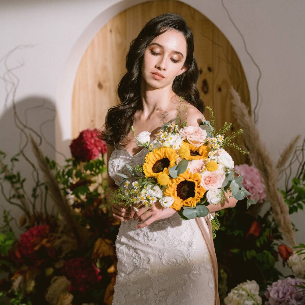 Sunflower Bridal Bouquet