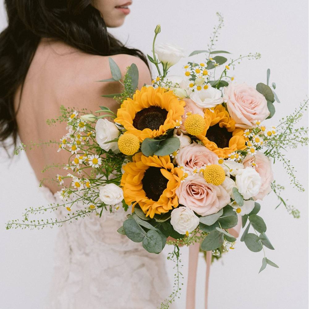 Sunflower Bridal Bouquet