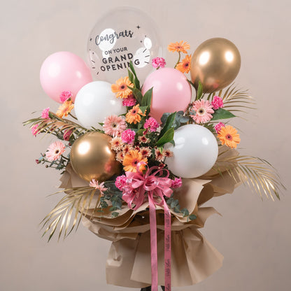 Whimsical Floral Stand