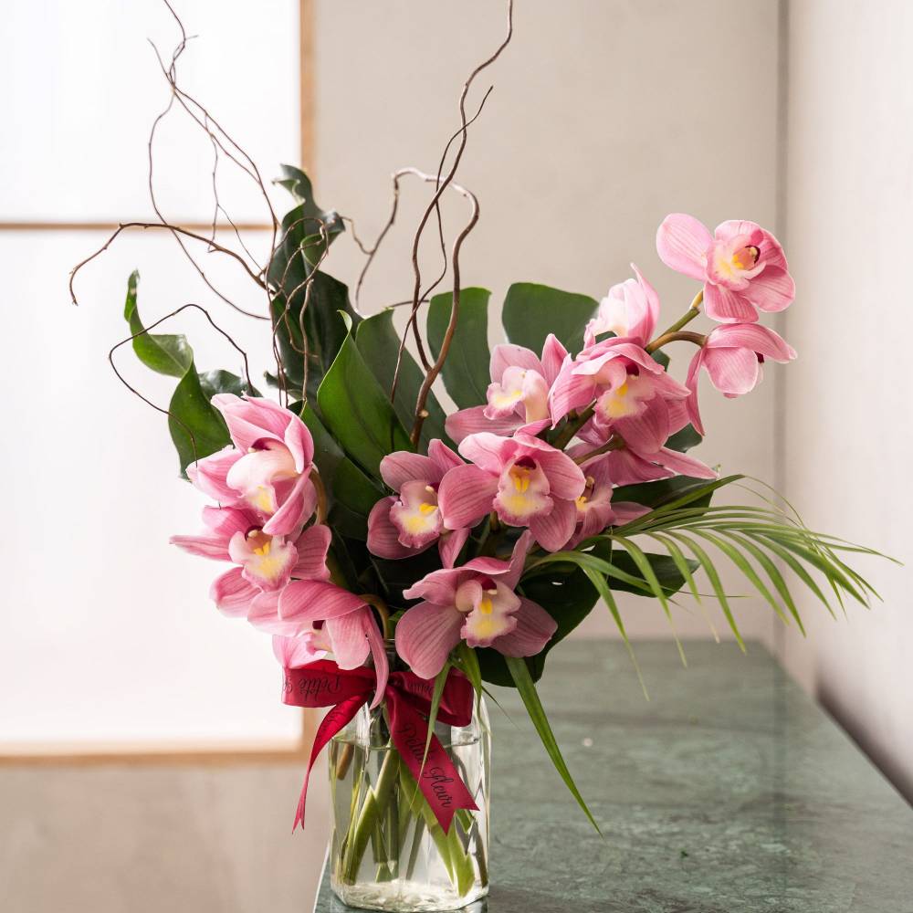Dainty Pink Orchid Arrangement