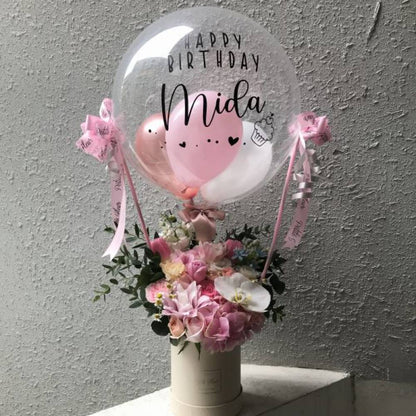 Hot Air Balloon - Fresh Flowers