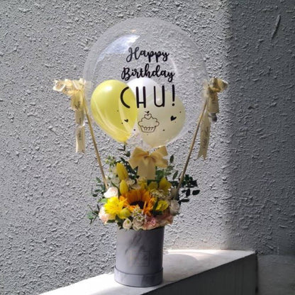 Hot Air Balloon - Fresh Flowers