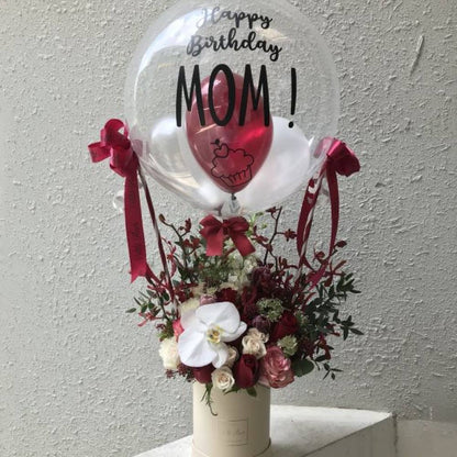 Hot Air Balloon - Fresh Flowers