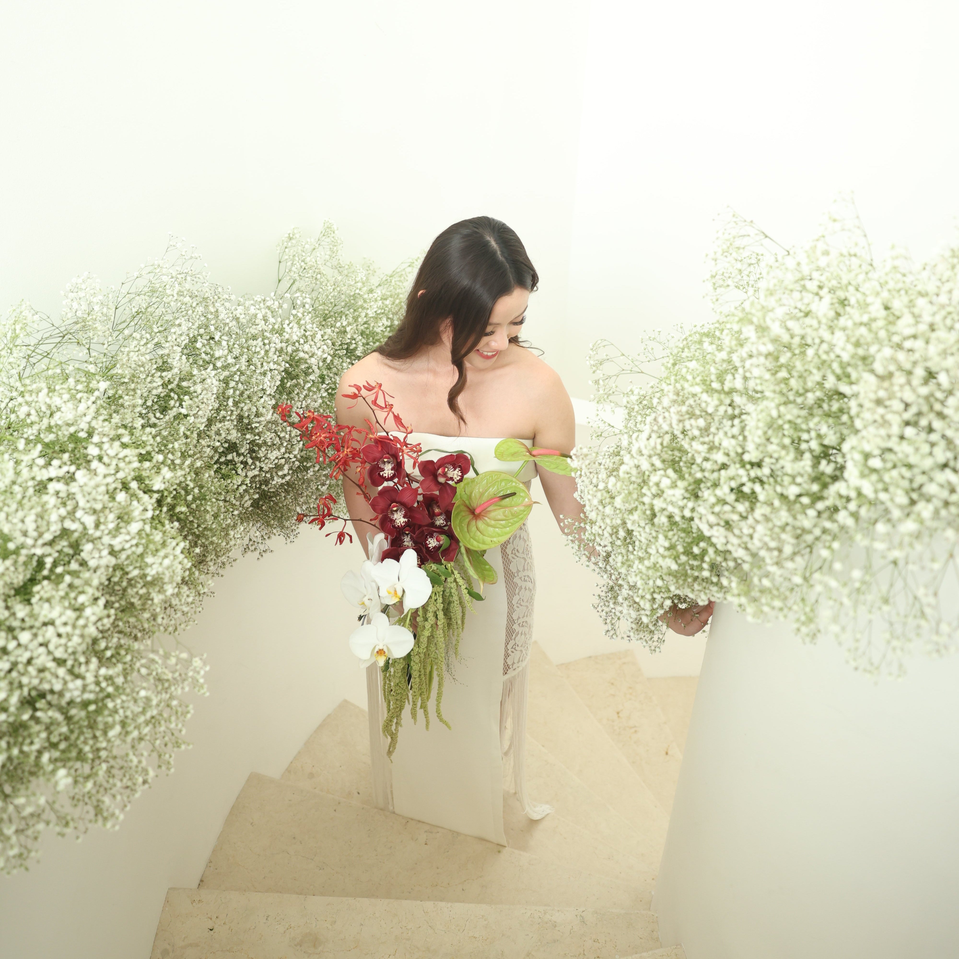 Crimson Grace Bridal Bouquet