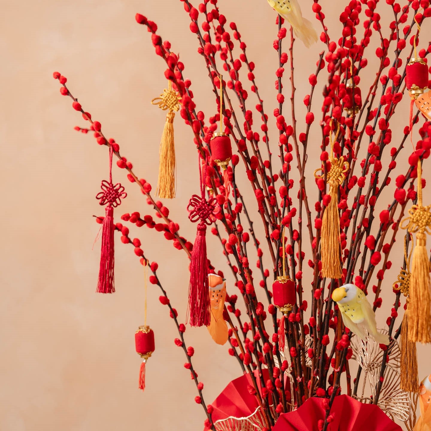 Graceful Pussy Willow Vase Arrangement