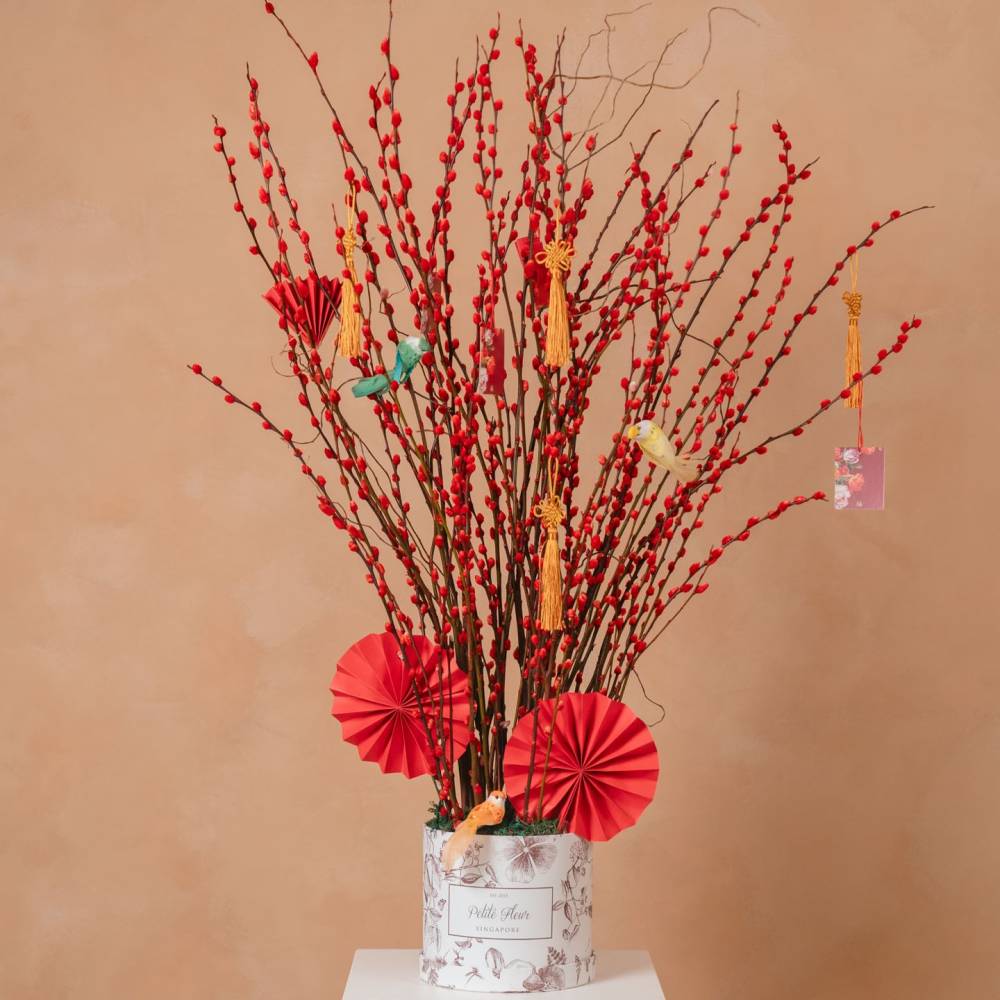 Special CNY Pussy Willow Arrangement