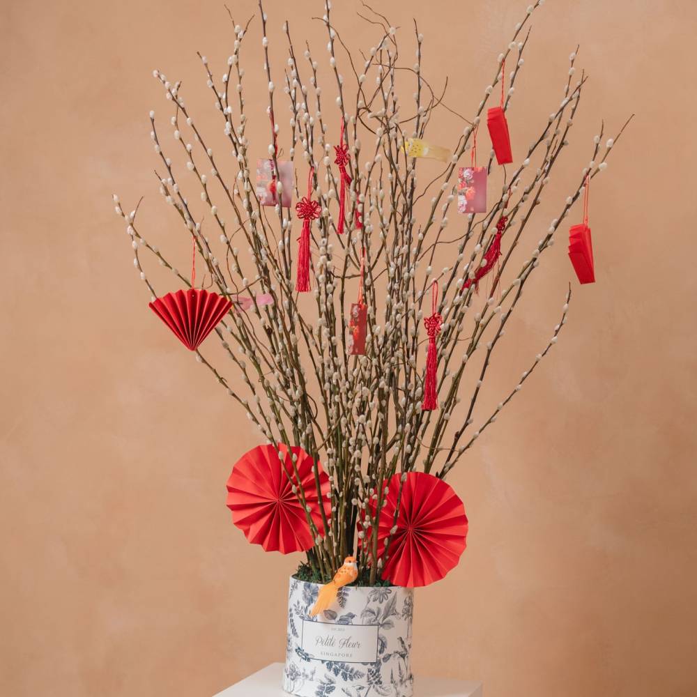 Special CNY Pussy Willow Arrangement