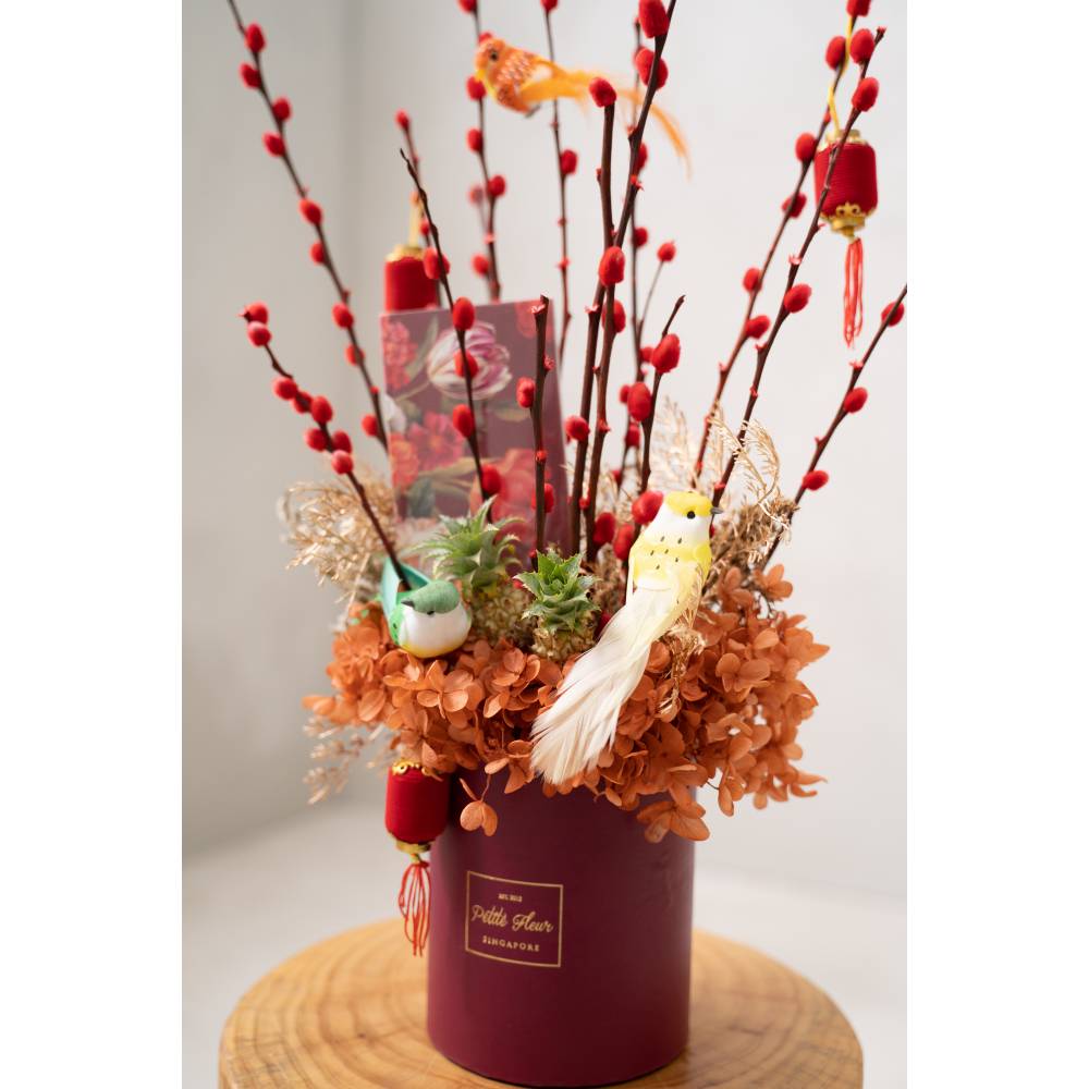 Spring Festival Bloom Box – Preserved Flowers