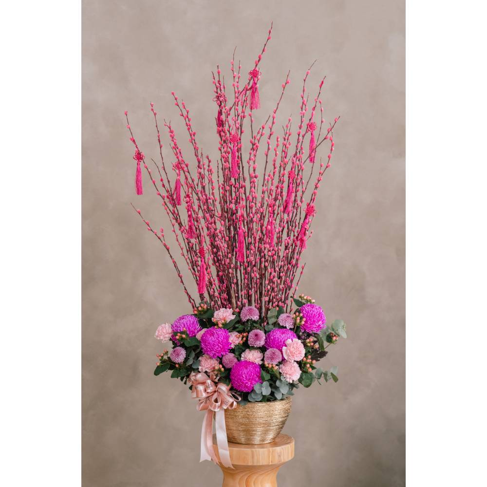 Blossom of Wealth Vase Arrangement