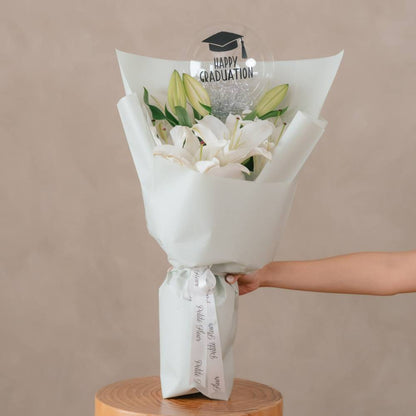 Pure White Lily Bouquet