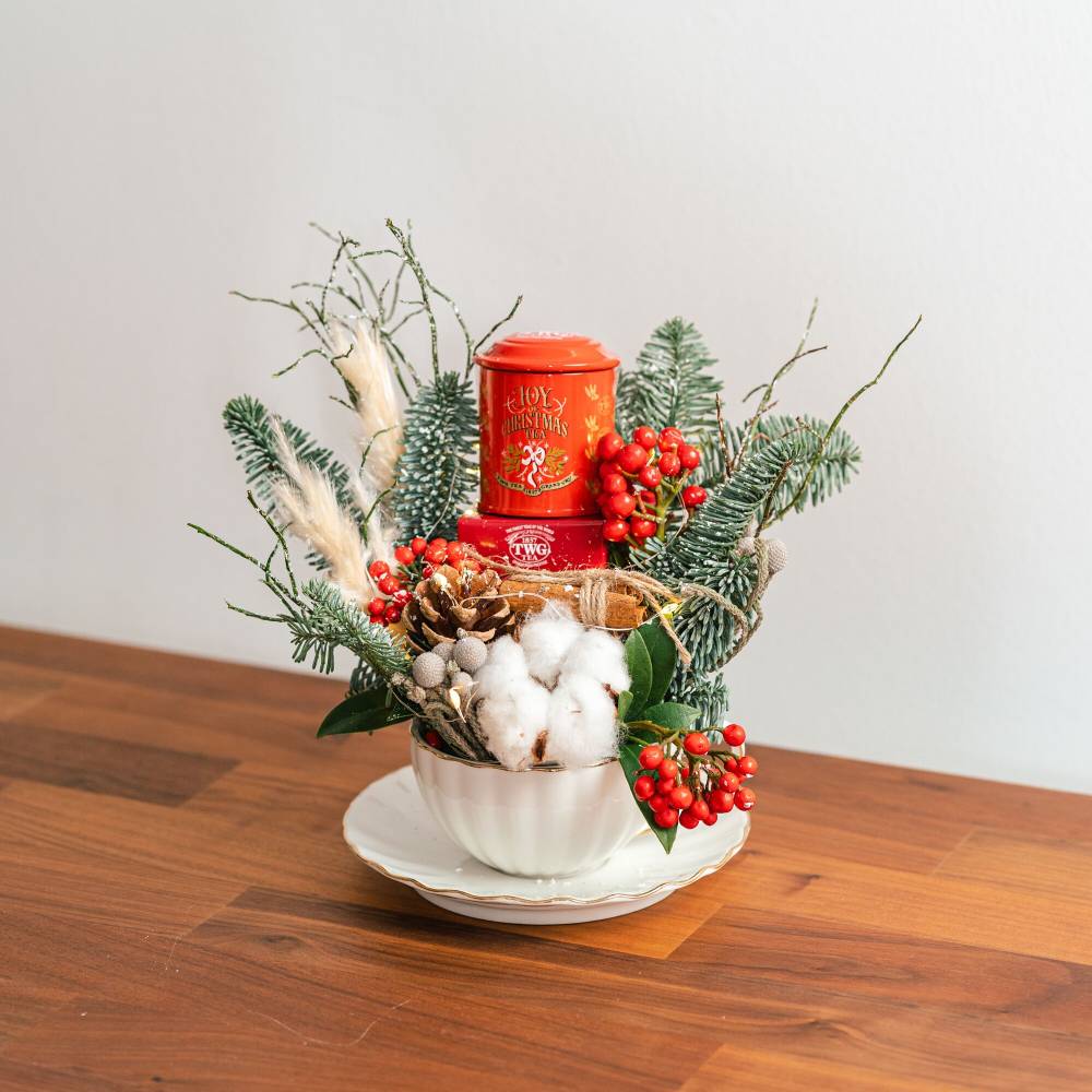 Joy Of Christmas Teacup